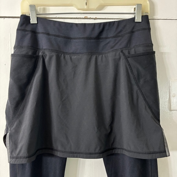 ATHLETA Pull On Power Peak 2 in 1 Skirted Leggings Lightweight Fleece Lined - Picture 10 of 12